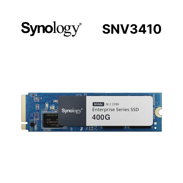 Synology 群暉科技】SNV3410-400G M.2 2280 NVMe SSD(拆封後無法