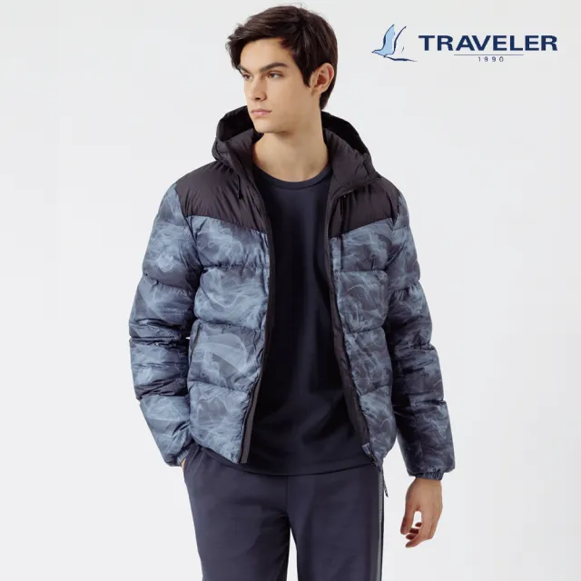 【TRAVELER 旅行者】男款輕量撥水羽絨外套_222TR915(羽絨外套)