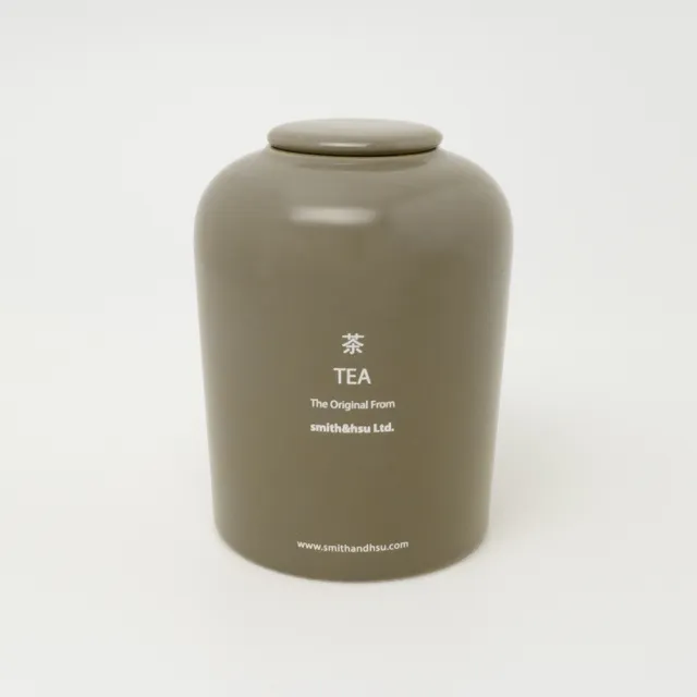 【smith&hsu】鮮彩陶瓷茶罐(大地棕)