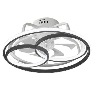 【XINGMU 興沐】復古臥室LED風扇燈吊扇燈(變頻省電/無極調光/六擋風力)