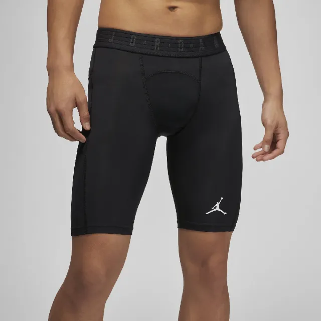 【NIKE 耐吉】束褲 Jordan Sport 緊身褲 膝上 吸濕快乾 男款 貼身 內搭褲 透氣 口袋 黑(DM1814-010)