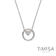 【TiMISA】幸運心 指輪 純鈦項鍊E(雙色可選)