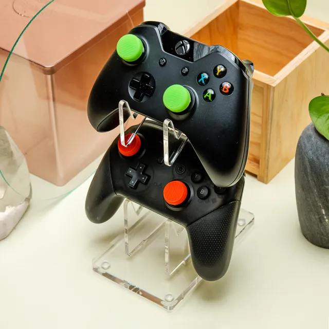 【Bteam】Switch Pro PS5 Xbox 保護 手感 搖桿套 手把 帽 螢光綠(搖桿帽)