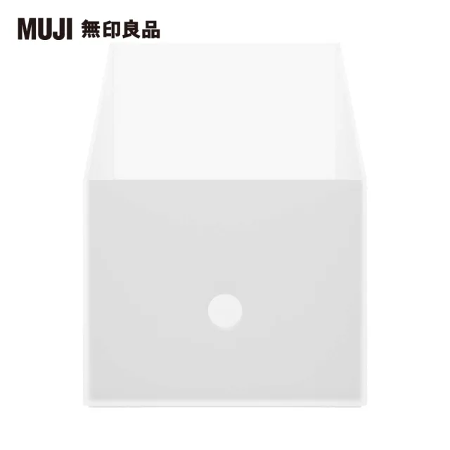 【MUJI 無印良品】聚丙烯檔案盒.標準型.寬.1/2.約15x32x12cm