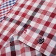 【ROBERTA 諾貝達】奧地利素材 台灣製 都會時尚註解 純棉長袖襯衫(紅)