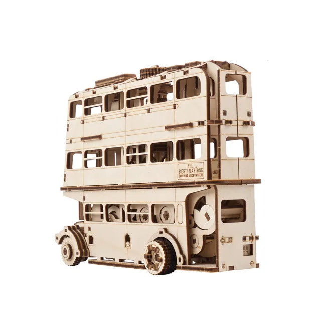 【Ugears】自我推進模型(哈利波特-騎士公車)