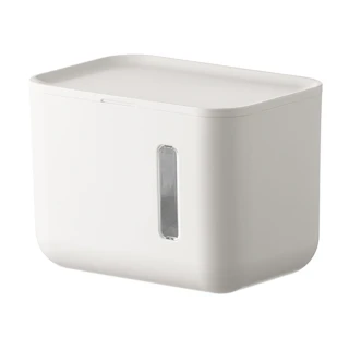 【hoi! 好好生活】懶角落浴室無痕壁掛式面紙盒-簡易款