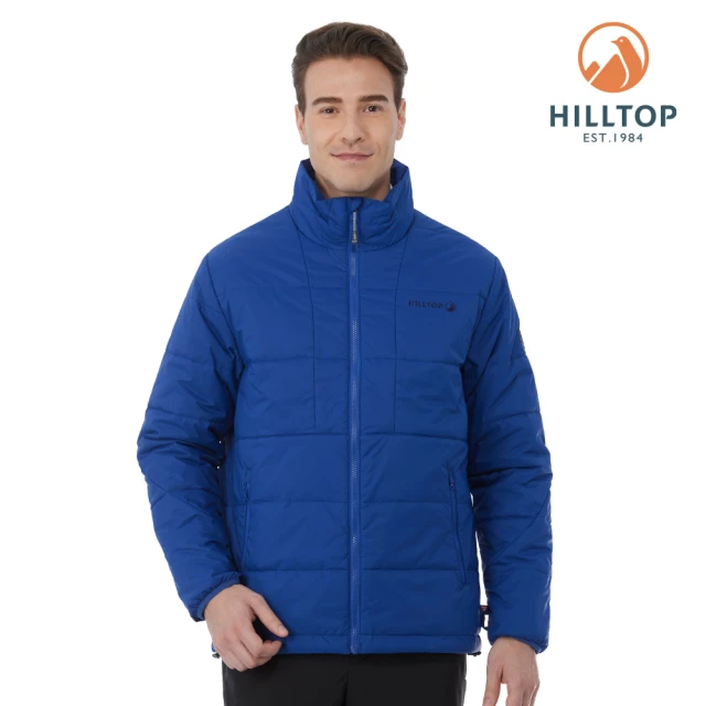 【Hilltop 山頂鳥】科技棉短大衣（可銜接GORE-TEX外件） 男款 藍｜PH22XM09ECE0