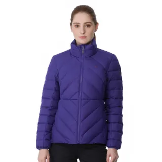【Hilltop 山頂鳥】羽絨短大衣 （可銜接GORE-TEX外件） 女款 紫｜PF22XF16ECJ0