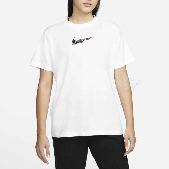 NIKE 耐吉 上衣 女款 短袖上衣 運動 AS W NSW TEE BF VDAY 白 DN5887-100