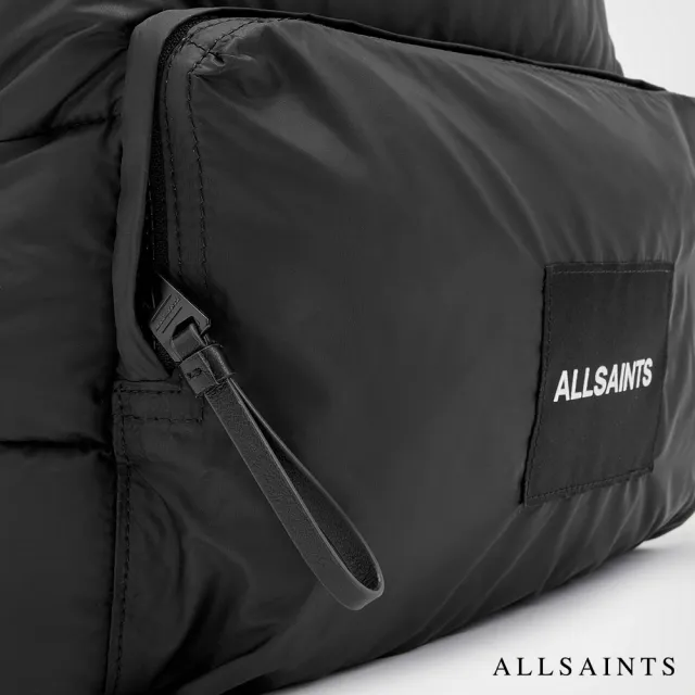 【ALLSAINTS】ZONE 衍縫尼龍後背包-黑 MB539X