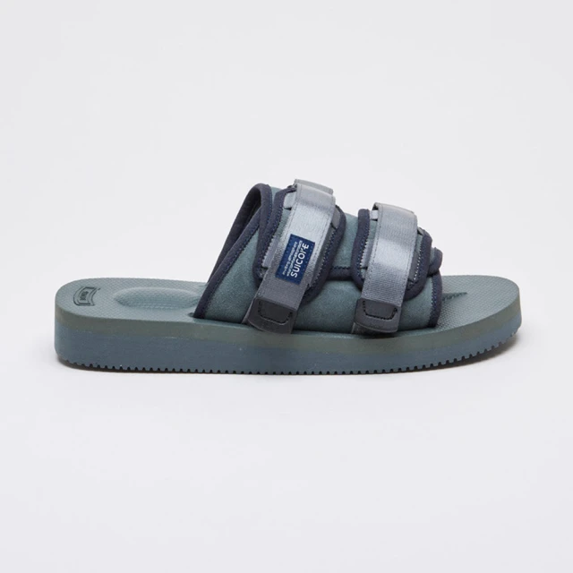 SUICOKE MOTO-VS OG-056VS 藍綠色 麂皮 魔鬼氈 VIBRAM 黃金大底 拖鞋 SK22056VSSN