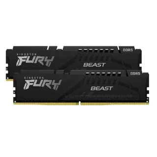 【Kingston 金士頓】FURY Beast DDR5 5600 32GB (16GB x2) PC 記憶體 黑 (KF556C36BBEK2-32) *超頻