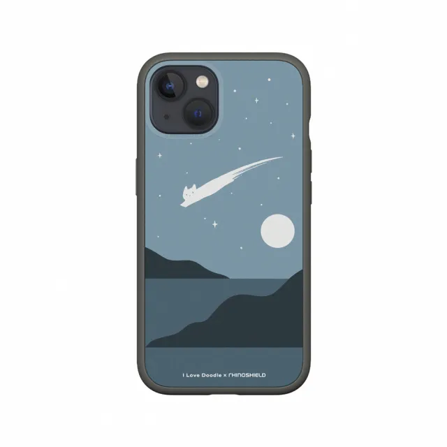 【RHINOSHIELD 犀牛盾】iPhone SE3/SE2/8/7系列 Mod NX手機殼/I Love Doodle-貓咪流星(I Love Doodle)