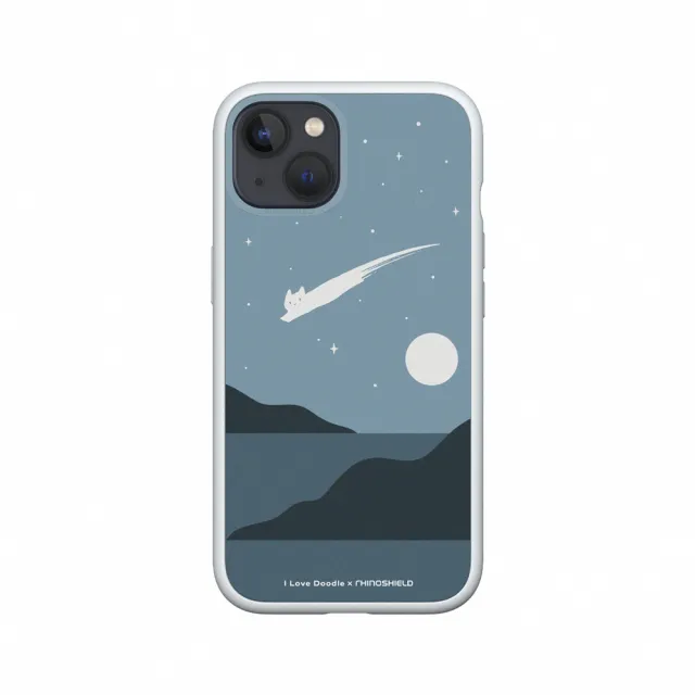 【RHINOSHIELD 犀牛盾】iPhone 11/11 Pro/Max Mod NX手機殼/I Love Doodle-貓咪流星(I Love Doodle)