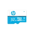 【HP 惠普】U1 C10 MicroSDHC 32GB記憶卡(附轉卡)