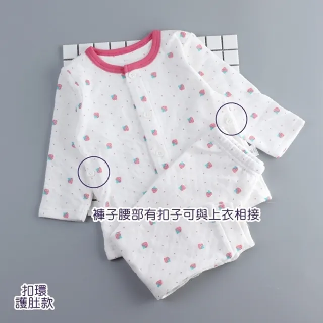 【橘魔法】空氣棉柔軟護肚長袖開衫上衣+長褲(長袖 上衣 長褲 套裝 中性款 男女童 中小童 童裝 保暖)