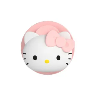 【HELLO KITTY】萌趣凱蒂貓車用多功能黏貼式掛鉤汽車置物收納4入組(車用 居家 收納)