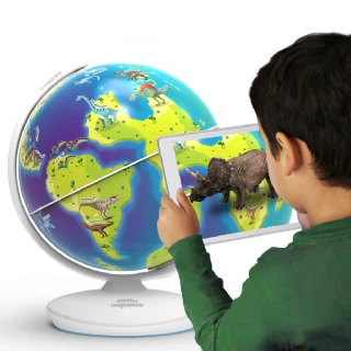 【PlayShifu】Orboot 情境互動式地球儀 恐龍(AR教具 STEAM教育百科 益智玩具Globe)