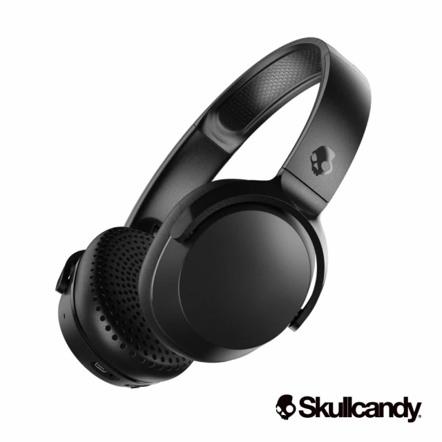 【Skullcandy】Riff 2 耳罩式藍芽耳機-黑色(158)