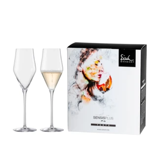 【Eisch】德國Sky SensisPlus香檳杯/無鉛水晶玻璃杯-260ml/2入組