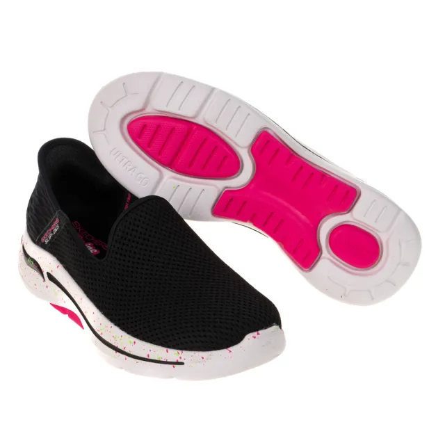 【SKECHERS】女 健走系列 瞬穿舒適科技 GO WALK ARCH FIT(124888BKHP)