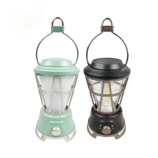 【May Shop】新品戶外type-c充電led氛圍燈 復古太陽能露營燈