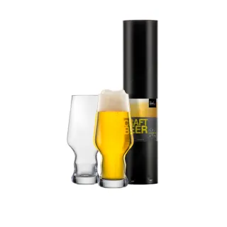 【Eisch】德國Craft Beer Expert精釀啤酒平底杯/無鉛水晶玻璃杯/啤酒杯-450ml/2入組