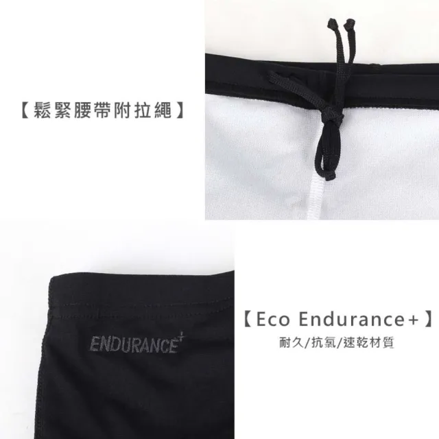 【SPEEDO】男運動四角泳褲 ECO ENDURANCE+-游泳 泳裝 黑深灰(SD8134480001)