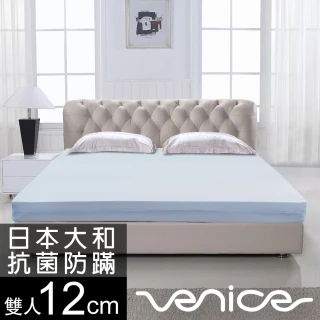 【Venice】日本防蹣抗菌12cm記憶床墊-雙人5尺(共2色-速)