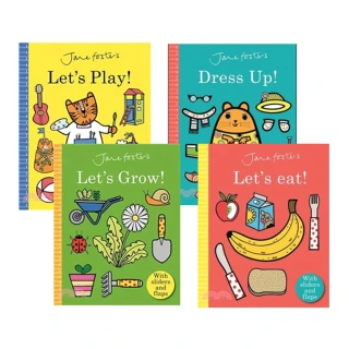 Jane Foster Dress Up! / Let′s Eat! / Let′s Grow / Let′s Play （共4本）