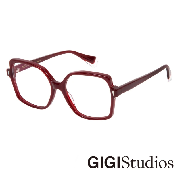 GIGI Studios 經典大方框光學眼鏡(紅 - KENYA-6660/6)