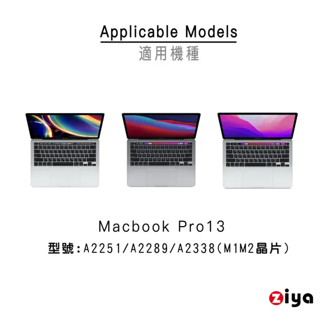 【ZIYA】Apple Macbook Pro 13吋 手腕貼膜/掌托保護貼(太空灰色款 A2251 A2289 A2338)