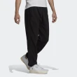 【adidas 愛迪達】Trefoil C Pants 男 運動長褲 休閒 舒適 刷毛 國際版 中腰 彈性 黑(HC7132)