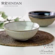 【MINORU TOUKI】日本製美濃燒SENDAN窯變系列拉麵碗21.5CM(白色)