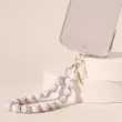 【CASE-MATE】時尚奢華金屬手鍊 - 白色大理石串珠