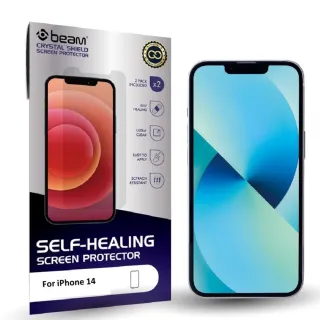 【BEAM】iPhone 14 6.1“ 2022新款自我修復螢幕保護貼(超值2入裝)