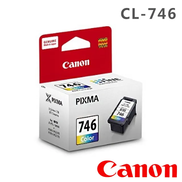 【Canon】CL-746 日本製原廠原裝  彩色墨水匣(適用IP2870/MG2470/MG2970/MX497)