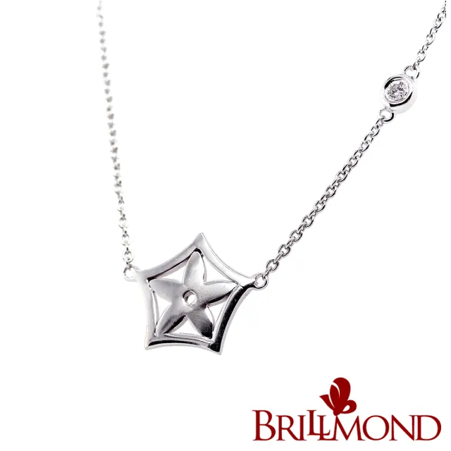 【BRILLMOND JEWELRY】925銀 5分 天然鑽石墜(主石5分 全925銀台)