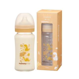 【mammyshop 媽咪小站】母感體驗2.5 玻璃奶瓶 寬大口徑240ml