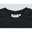 【KENZO】KENZO標籤LOGO多彩虎頭印花設計純棉短袖圓領T恤(男款/黑)