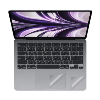 【防摔專家】新款Macbook Air 13.6吋 A2681 手墊貼膜/觸控板保護貼(灰色)