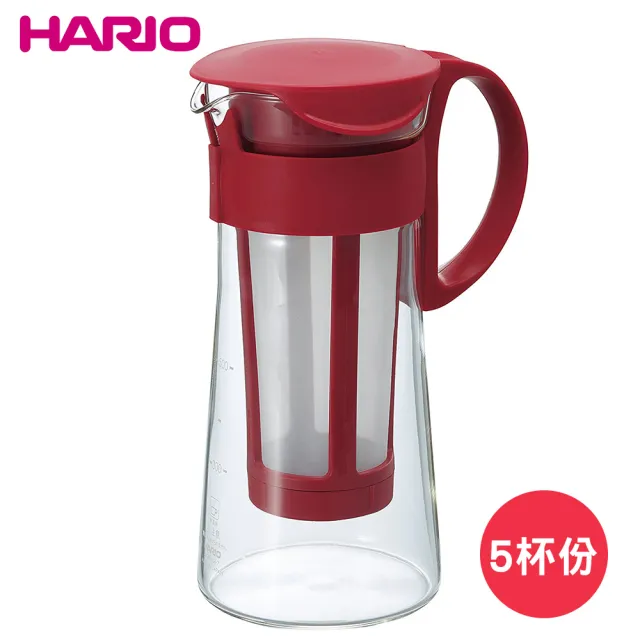 【HARIO】冷泡咖啡壺 600ml/ 5杯(兩色可選-平行輸入)
