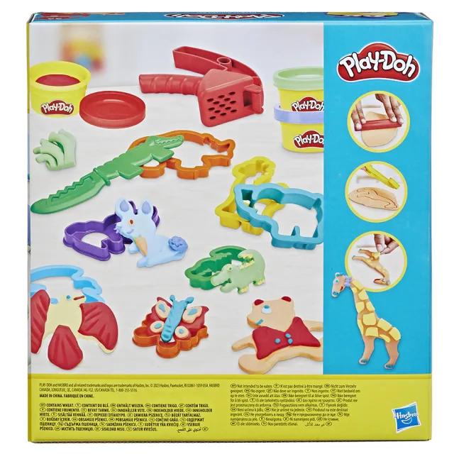 【PLAYDOH 培樂多】其他系列(創意小模具黏土遊戲組 ANIMALS SET F7384)