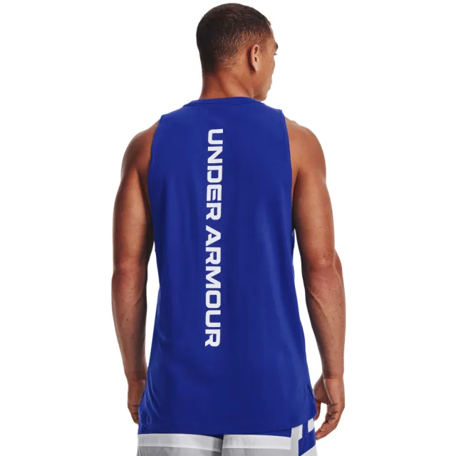 【UNDER ARMOUR】UA 男 Baseline背心 _1361901-400(藍紫色)