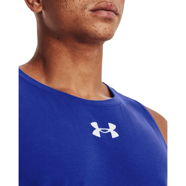 【UNDER ARMOUR】UA 男 Baseline背心 _1361901-400(藍紫色)