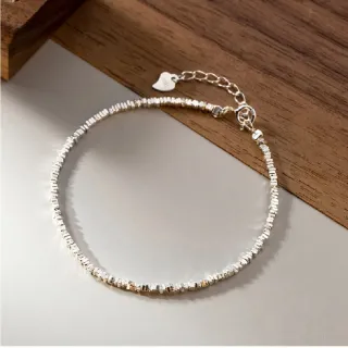 【Porabella】925純銀小碎銀知性氣質 告白禮物 情人節禮物 送女友 銀飾 Bracelets