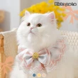 【Dido pets】學院風寵物貓咪格紋蝴蝶結項圈(PT136)