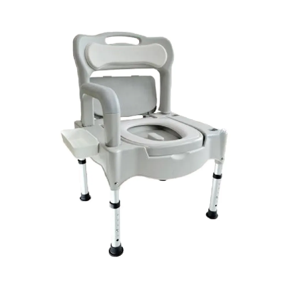 【海夫健康生活館】RH-HEF 舒適大座位 穩固止滑 扶手可拆 可移動馬桶椅 便盆洗澡椅(ZHCN2112)