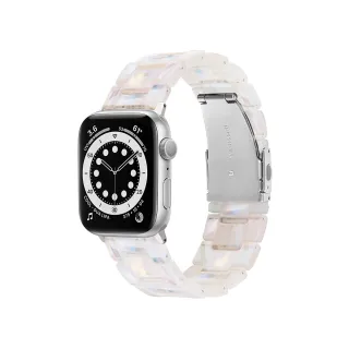 【JPB】Apple Watch 42/44/45/49mm 人魚珍珠樹脂珠光錶帶(Apple Watch 42/44/45/49mm通用)